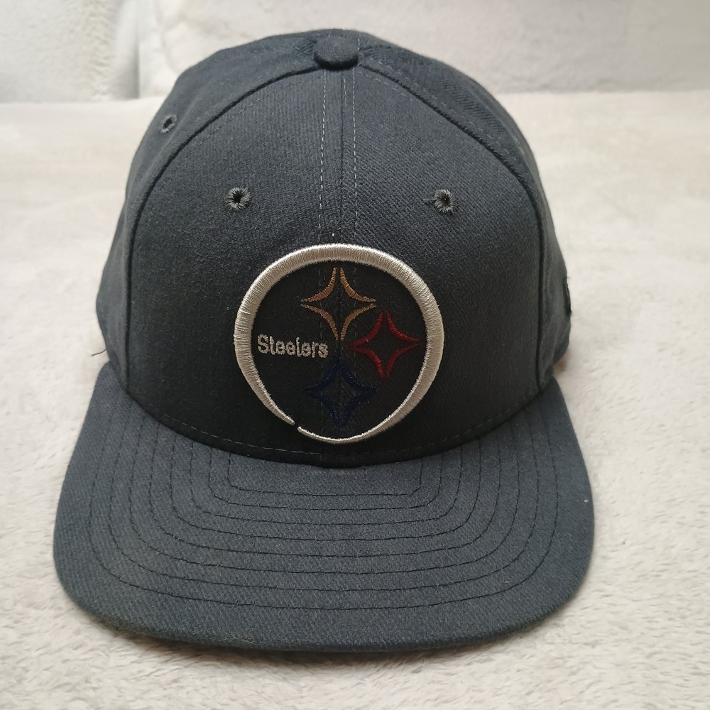 Vintage Pittsburgh Steelers Hat Snapback 90s New Era Pro Model Dupont Visor USA
